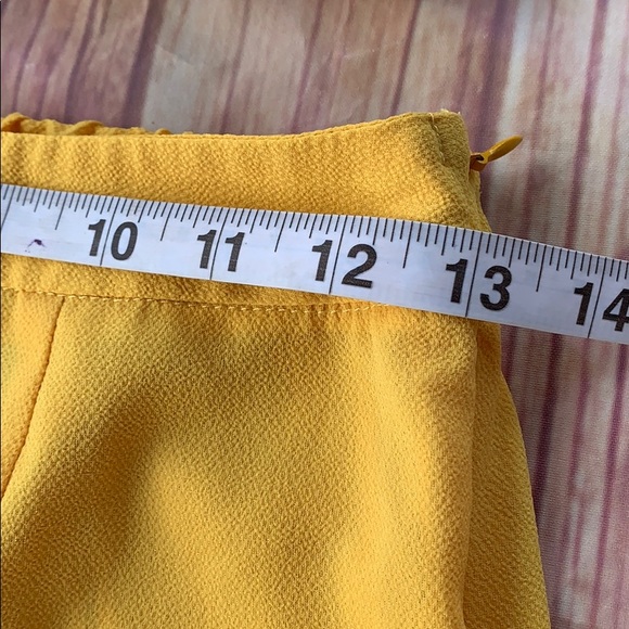 LUXXEL Yellow 2 Piece Halter Top High Waist Pants - Picture 11 of 16